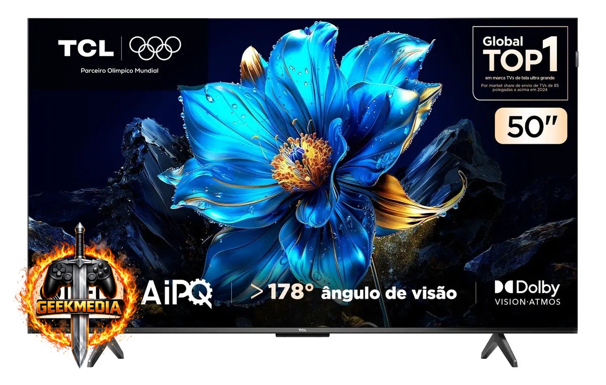 Smart Tv Tcl 50 Polegadas Qled 4k P7k