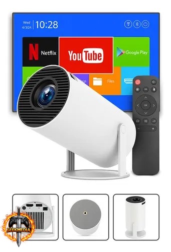 Mini Projetor Davely HY300 4K Android