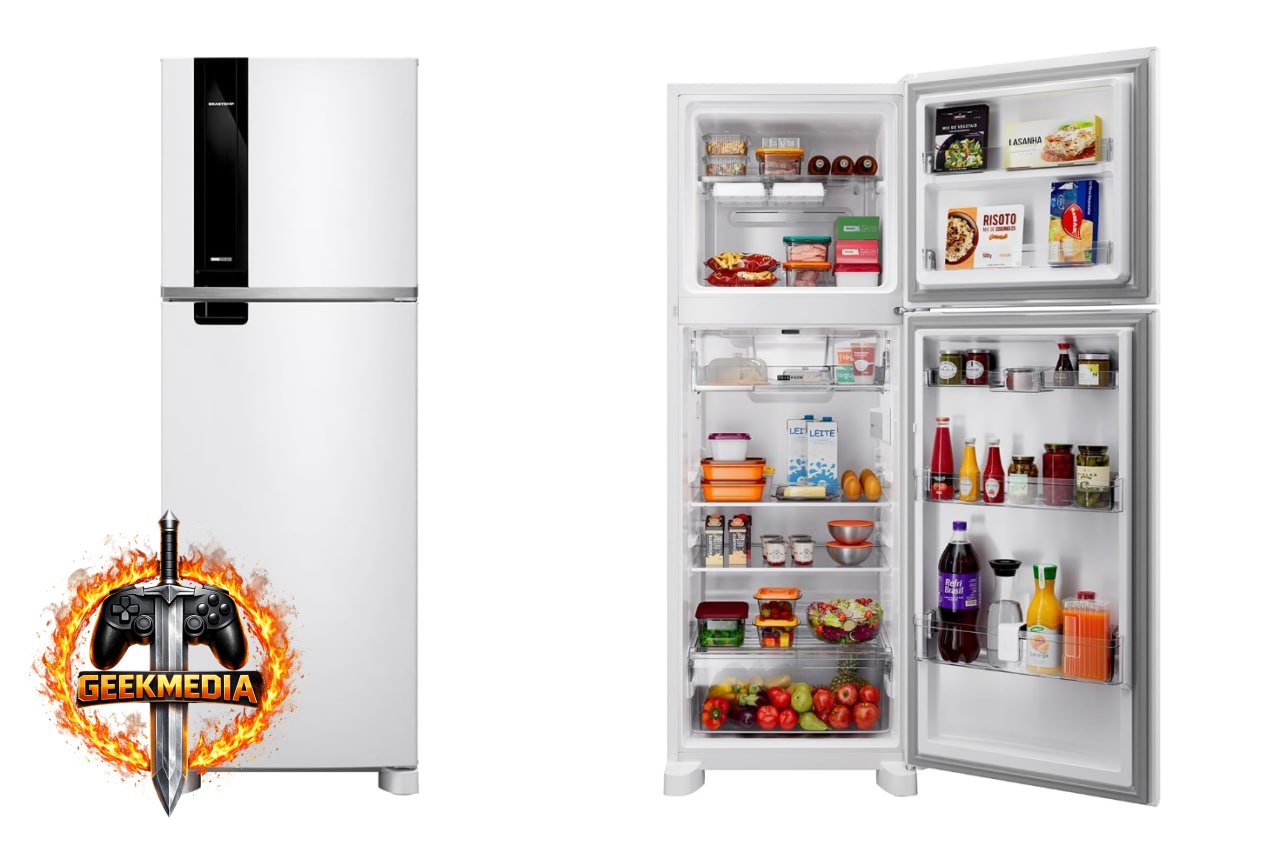 Geladeira Brastemp Frost Free 385 Litros Duplex Branca BRM46MB