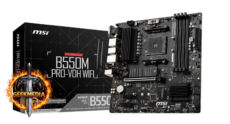 Placa-Mãe MSI B550M PRO-VDH WIFI
