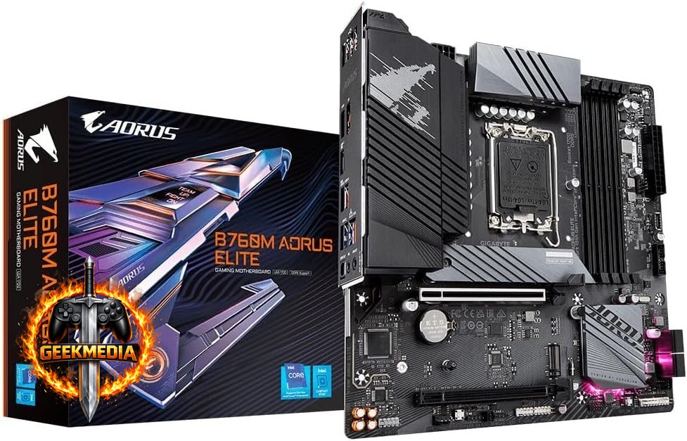 Placa Mãe Gigabyte B760M Aorus Elite Micro ATX