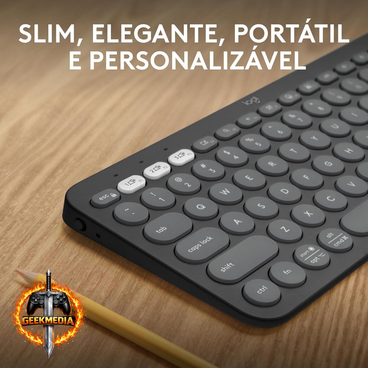 Teclado Logitech Pebble Keys 2 K380s