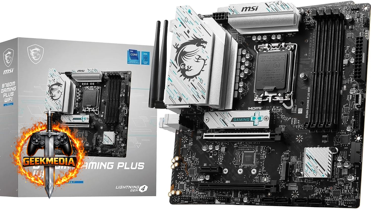MSI B760M GAMING PLUS WIFI Placa Mãe