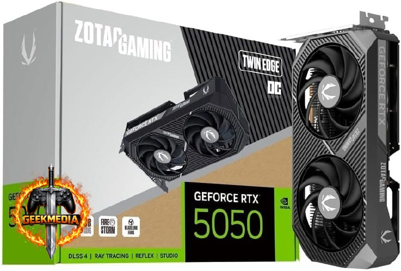 GPU NV RTX5050 8GB TWIN EDGE OC GDDR6 ZOTAC