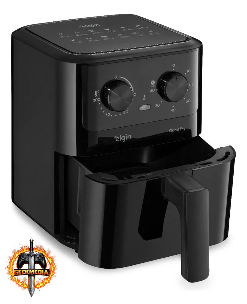 Fritadeira Elétrica Air Fryer Quad Fry 4,2 L Elgin