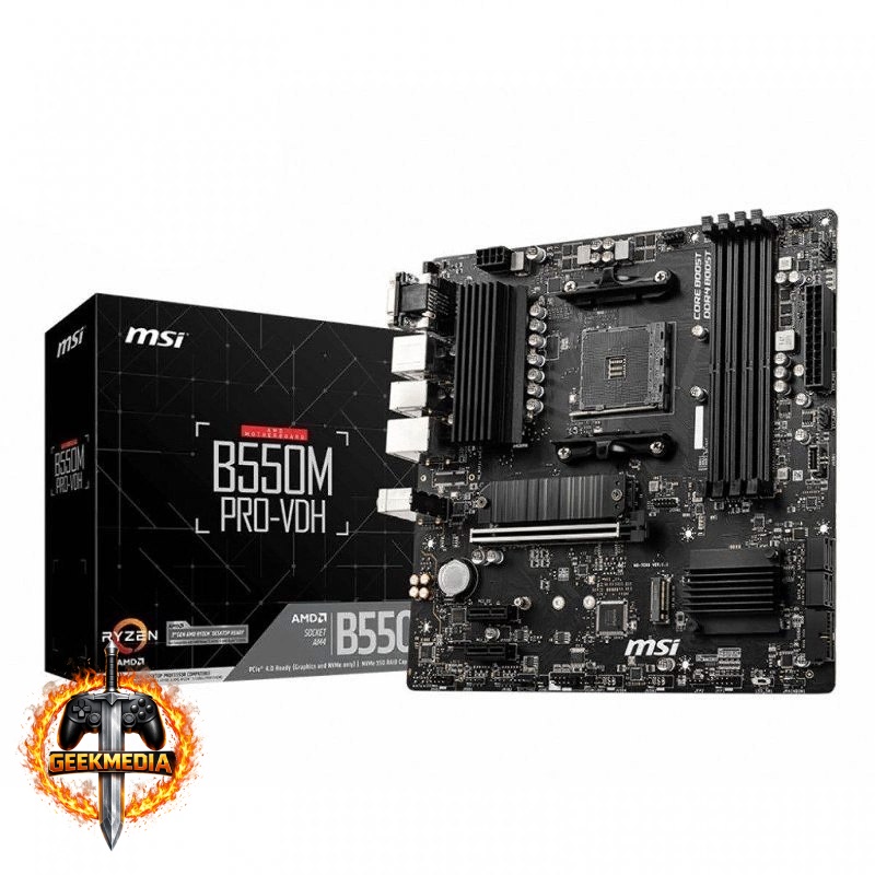 Placa Mãe MSI B550M PRO-VDH WIFI AM4