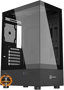 Gabinete Gamer Kalkan Avalon Pro Mid Tower Preto KLK00037
