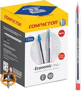 Caneta Esferográfica Compactor Economic