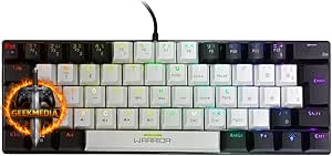 Teclado Warrior Royal Precision Iluminação RGB PB TC314
