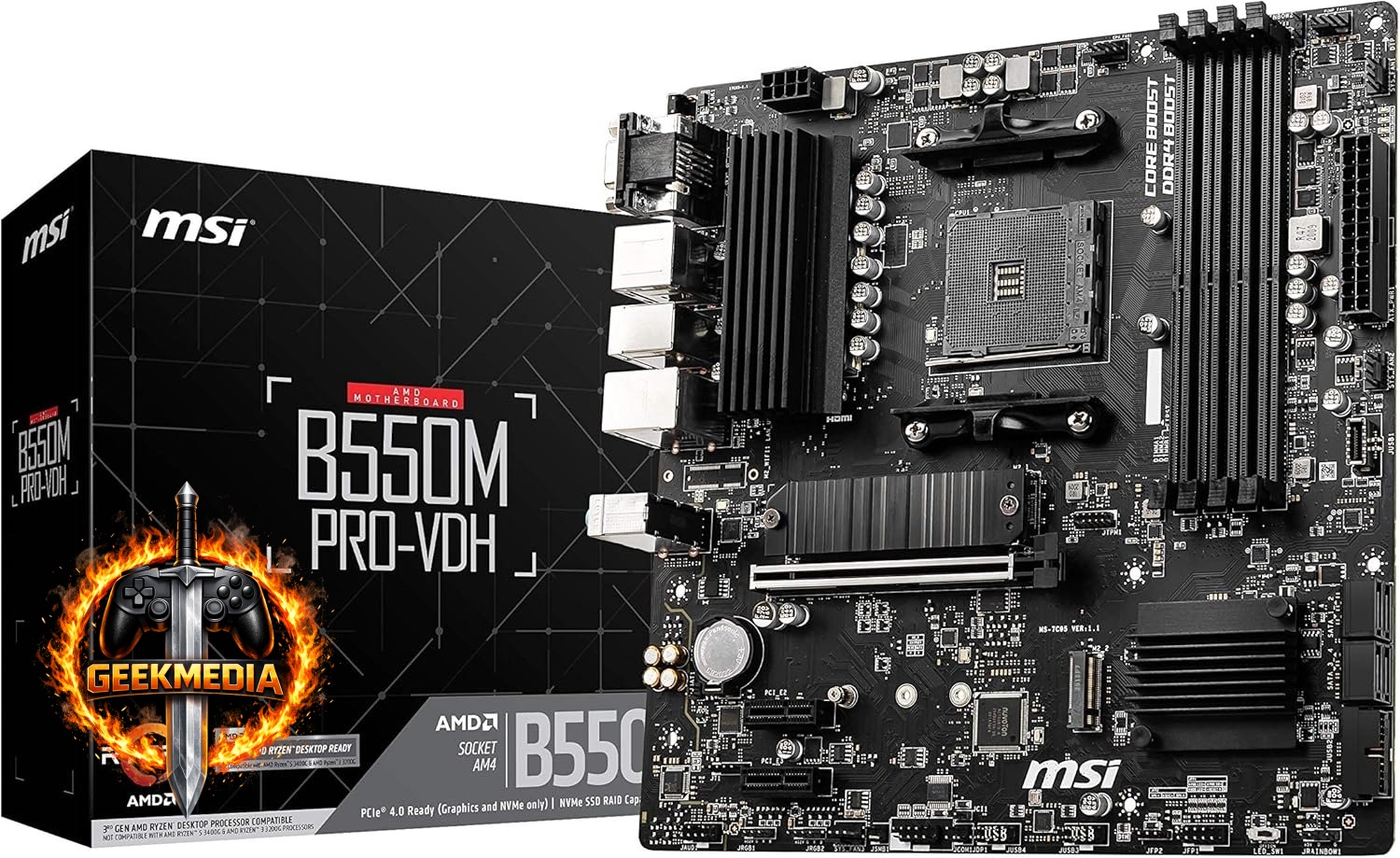 Placa-Mãe MSI B550M Pro-VDH