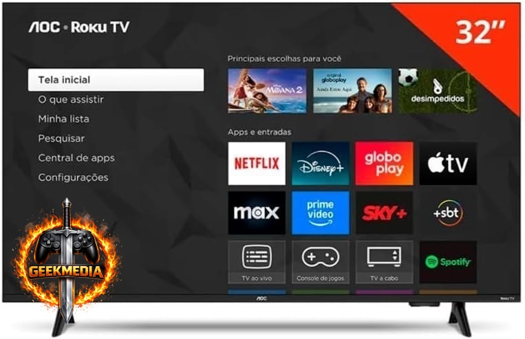 Smart TV LCD LED 32" AOC 32S5155/78G