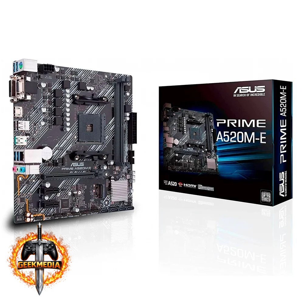 Placa-Mãe ASUS Prime A520M-E