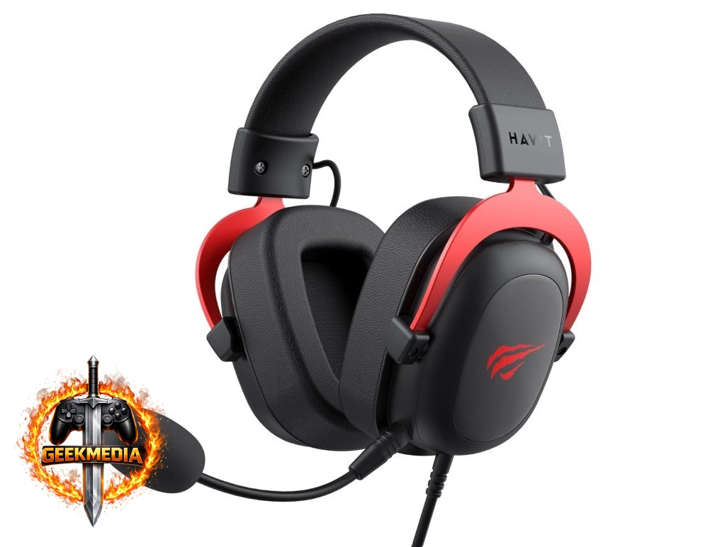 Headphone Havit H2002d Black Red