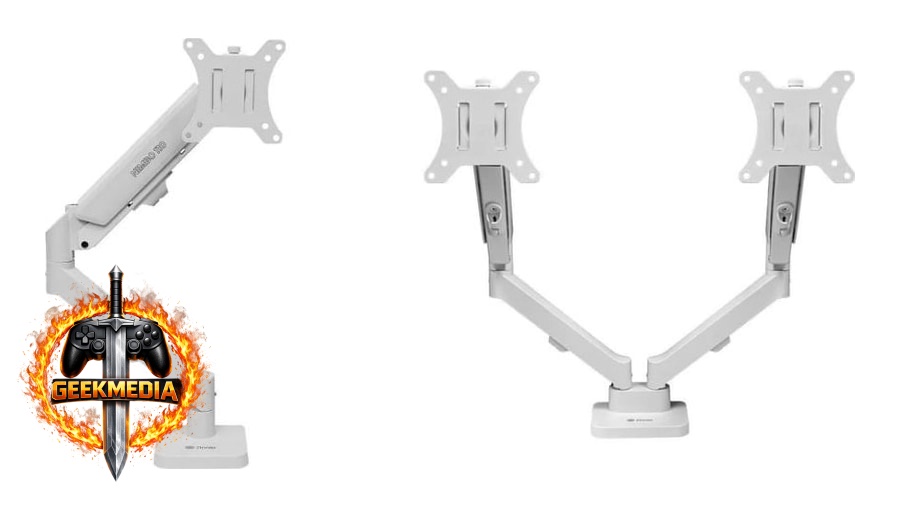 Suporte Articulado para Monitor Zinnia Nimbo 110 Branco