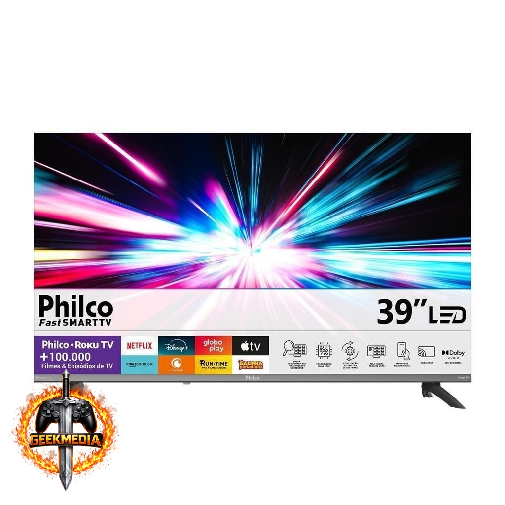 Smart TV Philco 39" Full HD Dolby Audio P39CRA