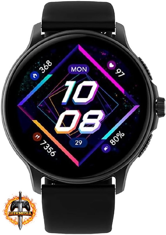 Smartwatch Zwear Z121 Tela 1.4 pol. Preto