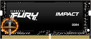 KF426S16IB/32 Memória 32GB SODIMM DDR4 2666Mhz FURY Impact