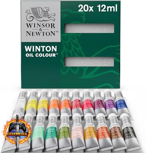 Estojo Tinta Óleo Winton 12ml 20 Unidades