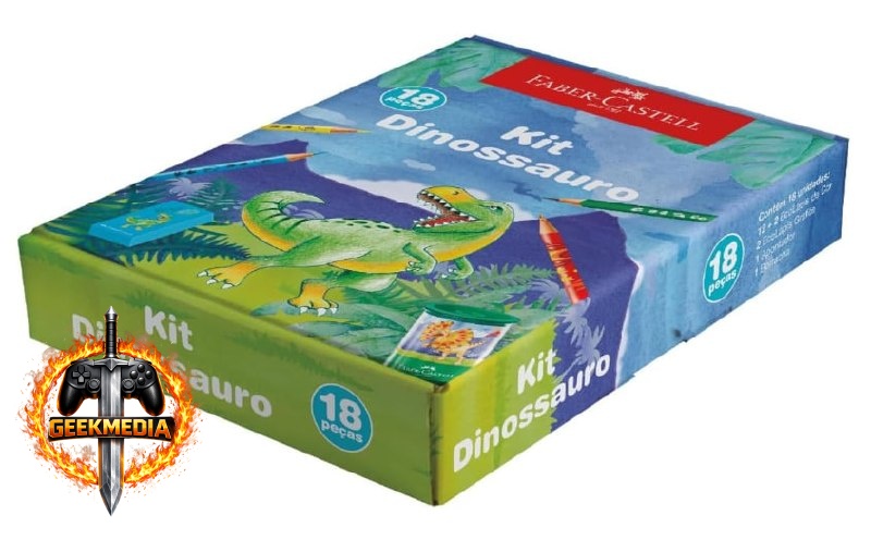 Kit Dinossauro Faber-Castell