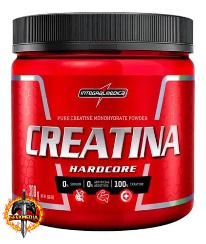 Creatina 300g Integral Medica Hardcore Monohidratada Pura