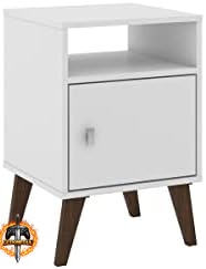 Mesa de Apoio Movelbento com 1 Porta Branco
