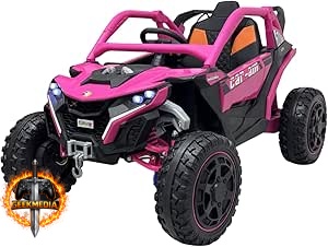 Bang Toys UTV Elétrico Infantil Voxtrail 12V Rosa