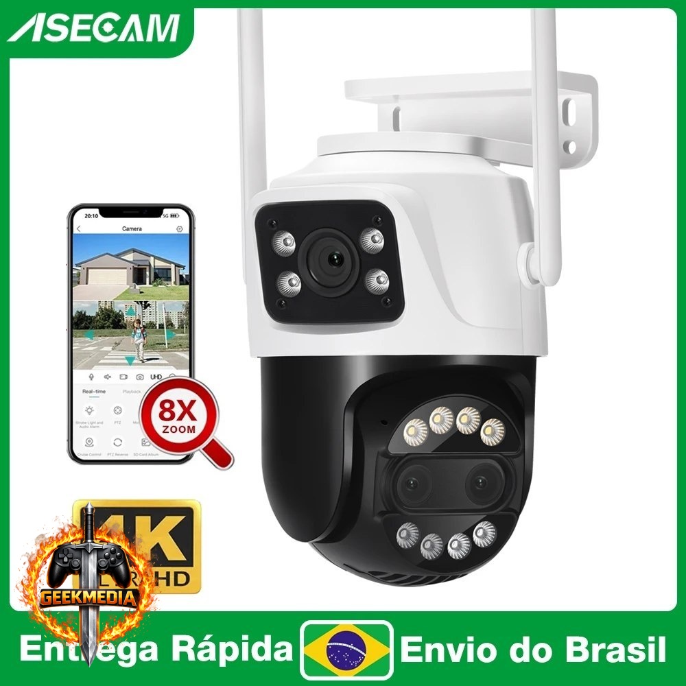 Câmera de segurança Asecam 360 ICSee