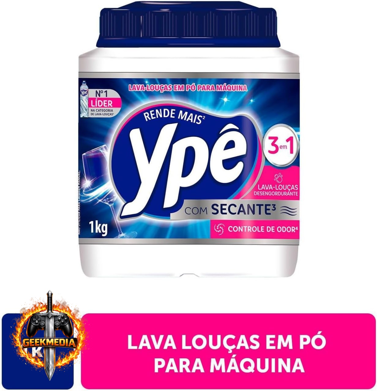 Ypê Detergente em Pó para Máquina 1Kg