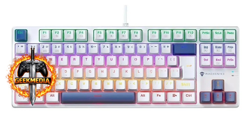 Teclado Gamer Machenike K500b-b87 Switch Red