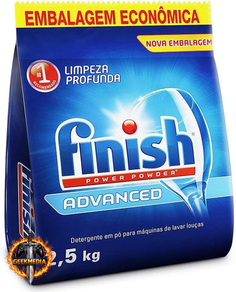 Finish Power Powder Advanced Detergente Lava Louças - 2,5kg