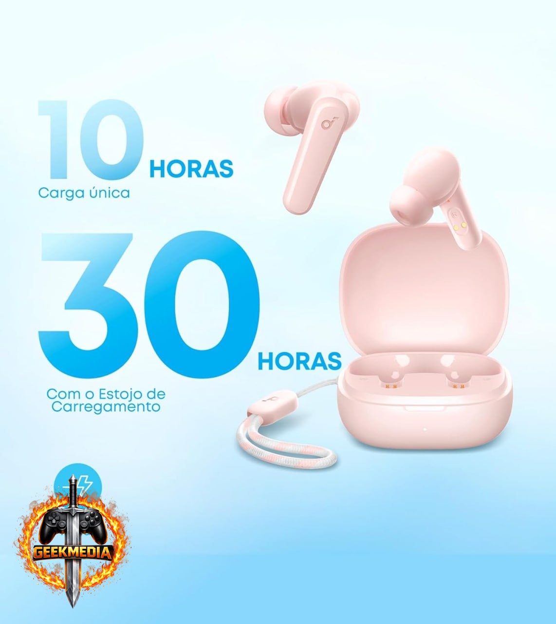 Anker Soundcore P20i - Rosa