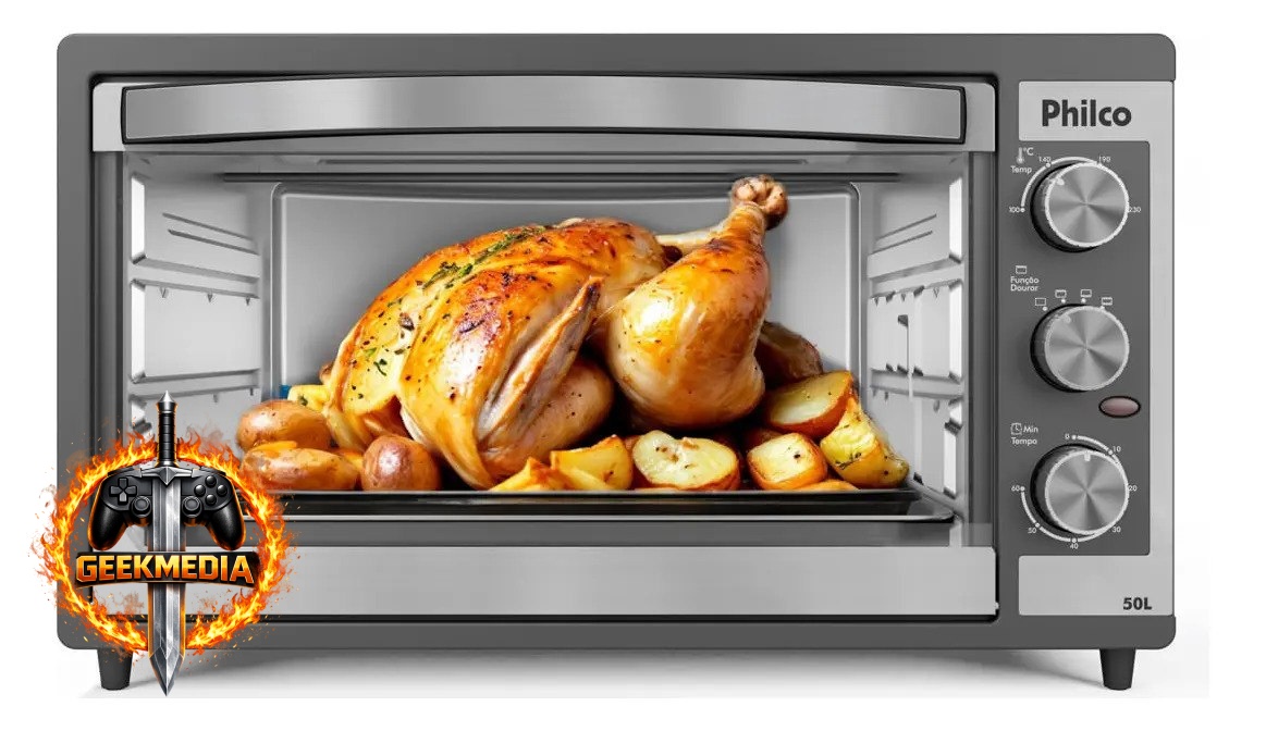Forno Elétrico Philco 50L Dupla Resistência PFE52P