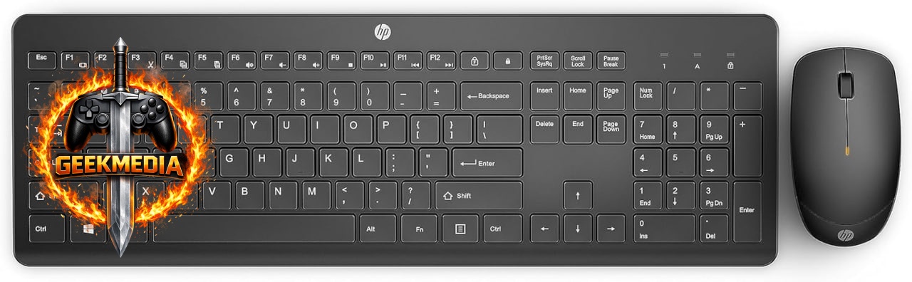HP Combo Teclado e Mouse 230 Sem Fio