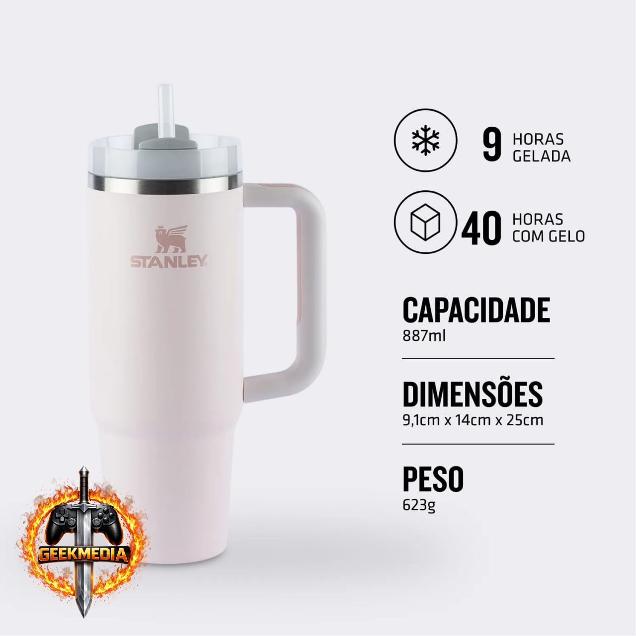 Copo Stanley Quencher 2.0 - 887ml