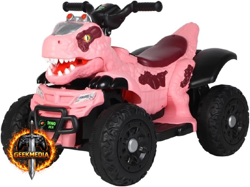 MaxiToys Quadriciclo Elétrico Infantil - Rosa