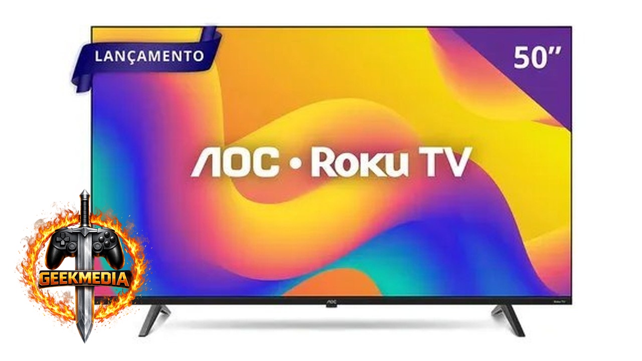 Smart TV Roku TV 50" 4K UHD AOC Bivolt