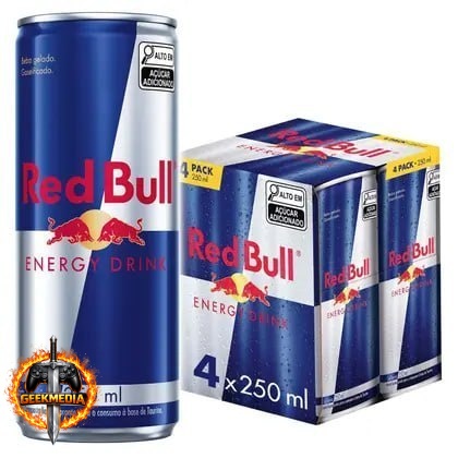 Red Bull Energético Energy Drink 250ml 4 latas