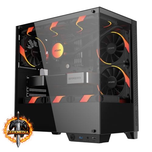 Gabinete Gamer PCYES ForceField TWR Black Vulcan