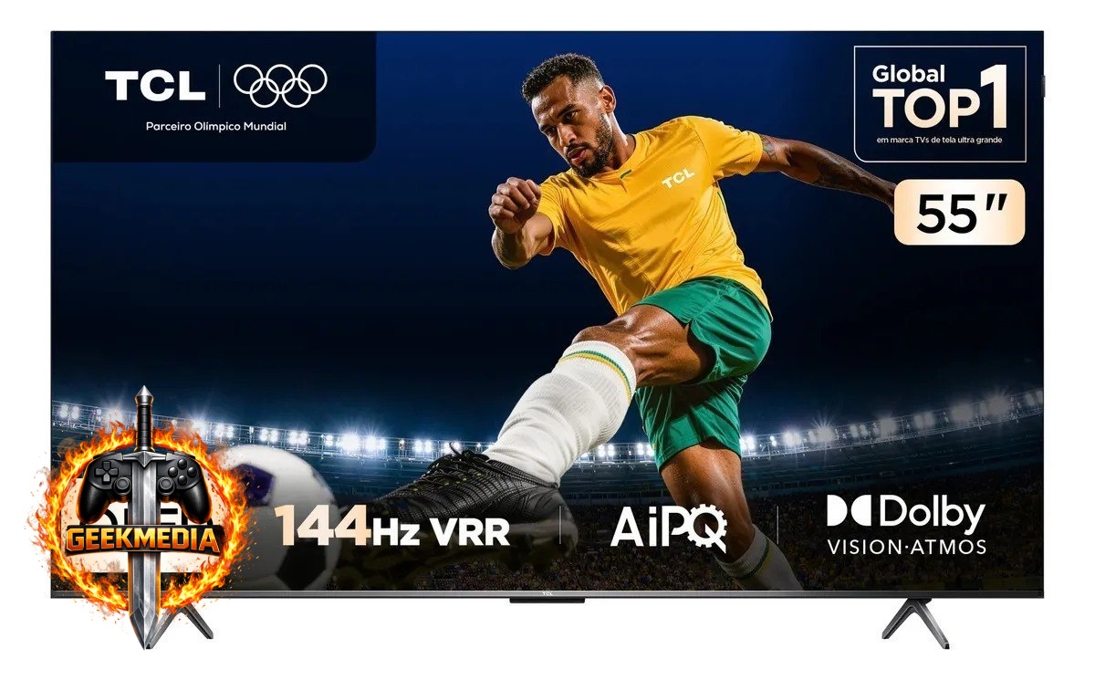 Smart TV TCL 55 Polegadas QLED 4K P8K