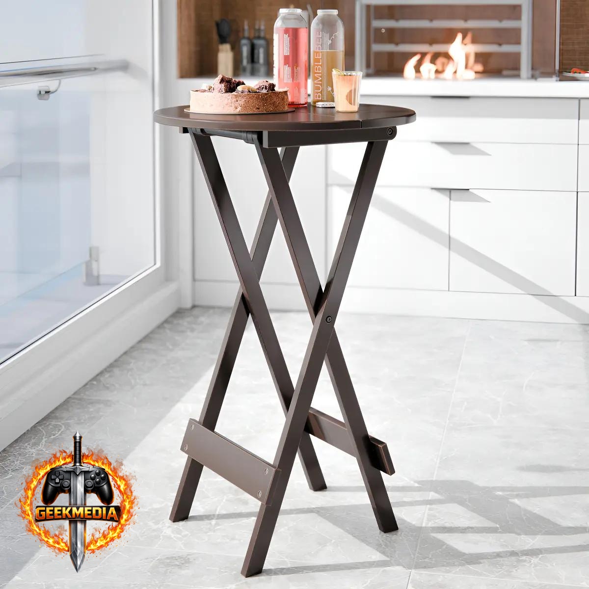 Mesa Bistrô Dobrável 55x99cm