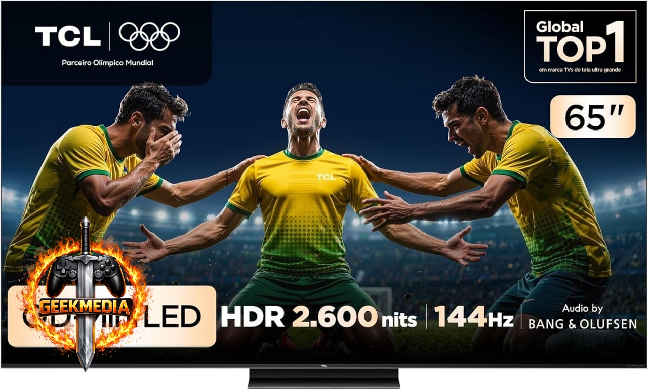 Smart TV TCL 65 Polegadas QLED Mini LED 4K
