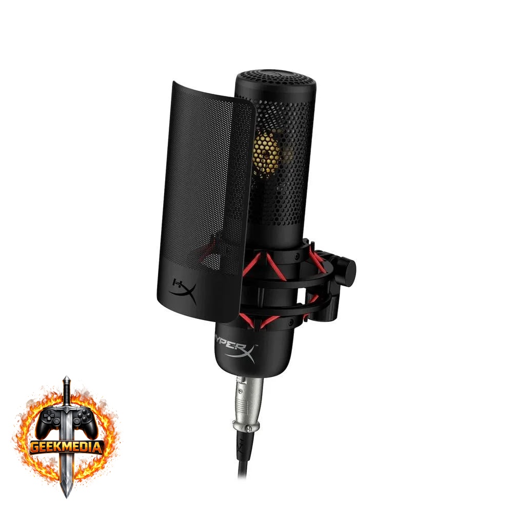 Microfone profissional Hyperx Procast Cor preto