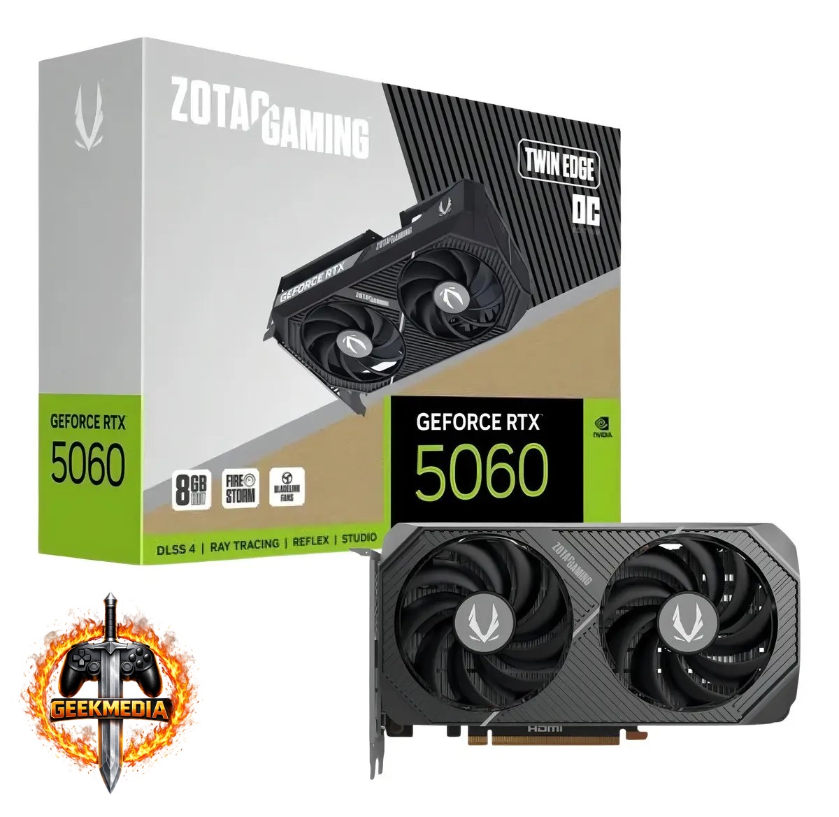 Zotac RTX5060 Twin Edge OC 8GB GDDR7 128-bit