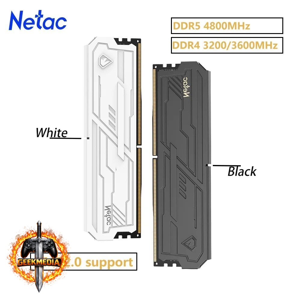 Memória DDR4 Netac Shadow III 2x8GB 3200mhz