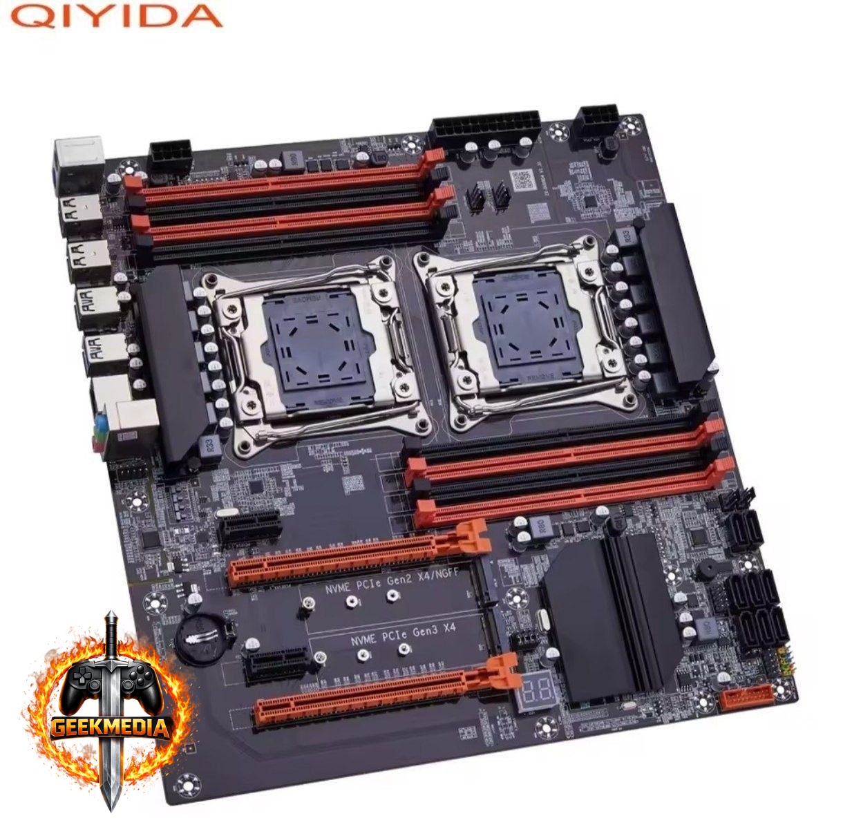 Placa Mãe Dual CPU X99 QIYIDA Chipset C612