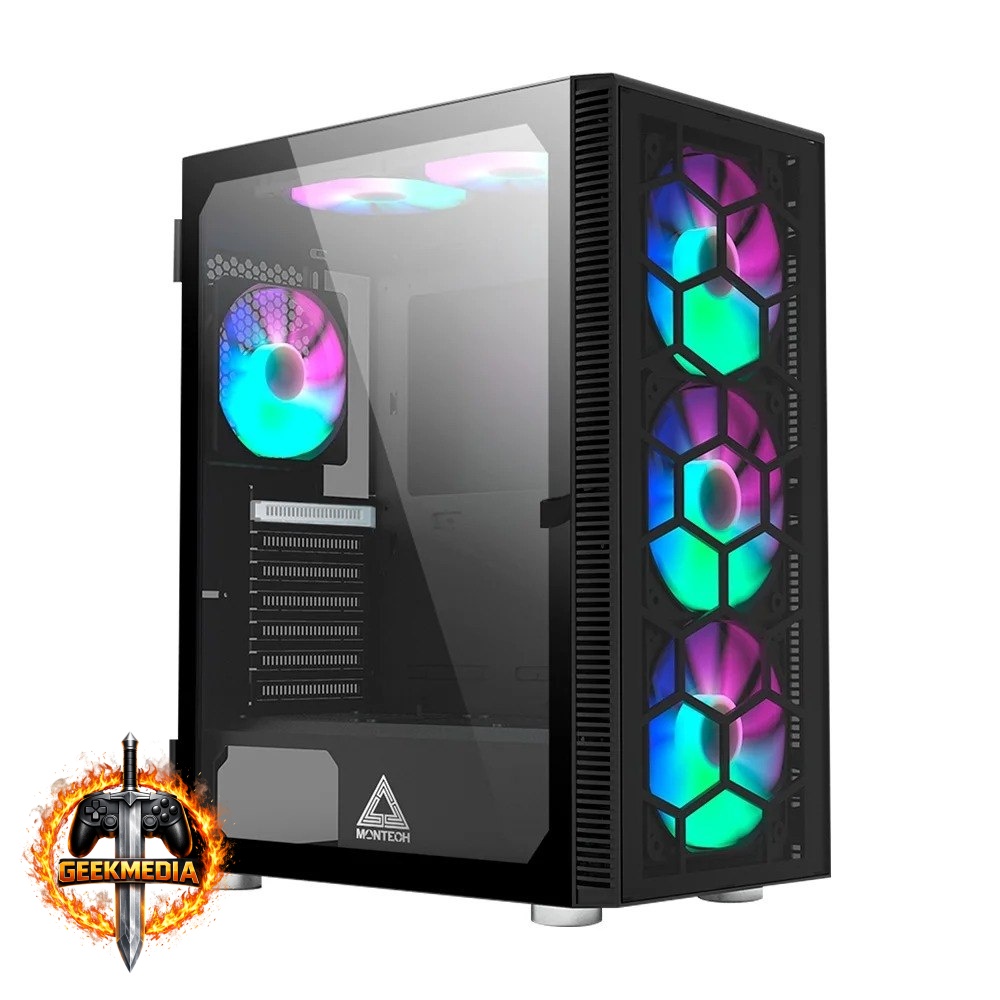 Gabinete Gamer Montech X3 Glass Mid-Tower