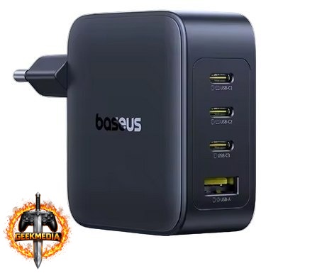 Carregador Baseus GaN 140W 4 Portas