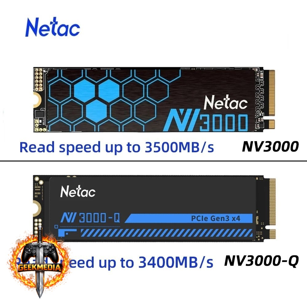 SSD NVMe Netac NV3000/NV3000Q 500GB/512GB