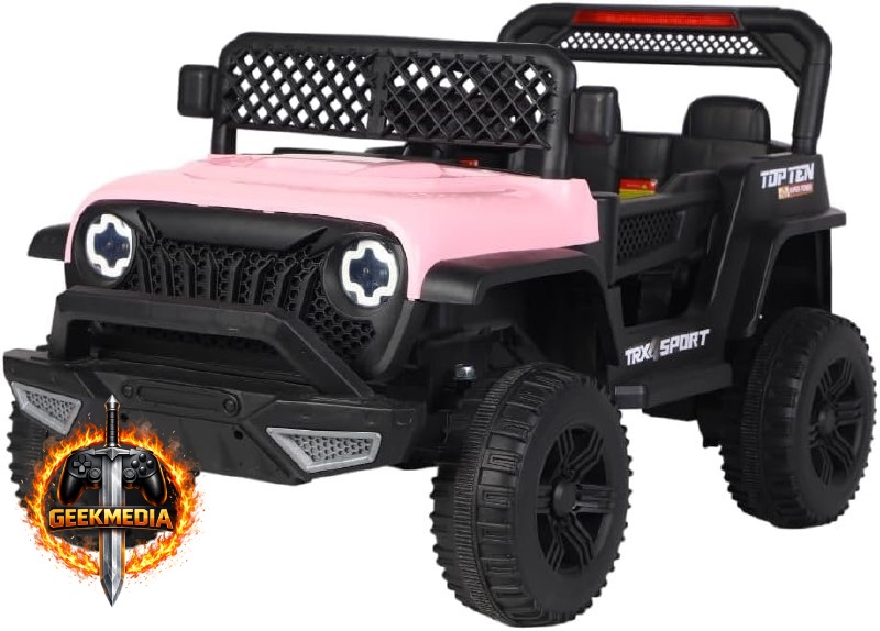Carrinho Elétrico Bang Toys Adventure 12V - Rosa