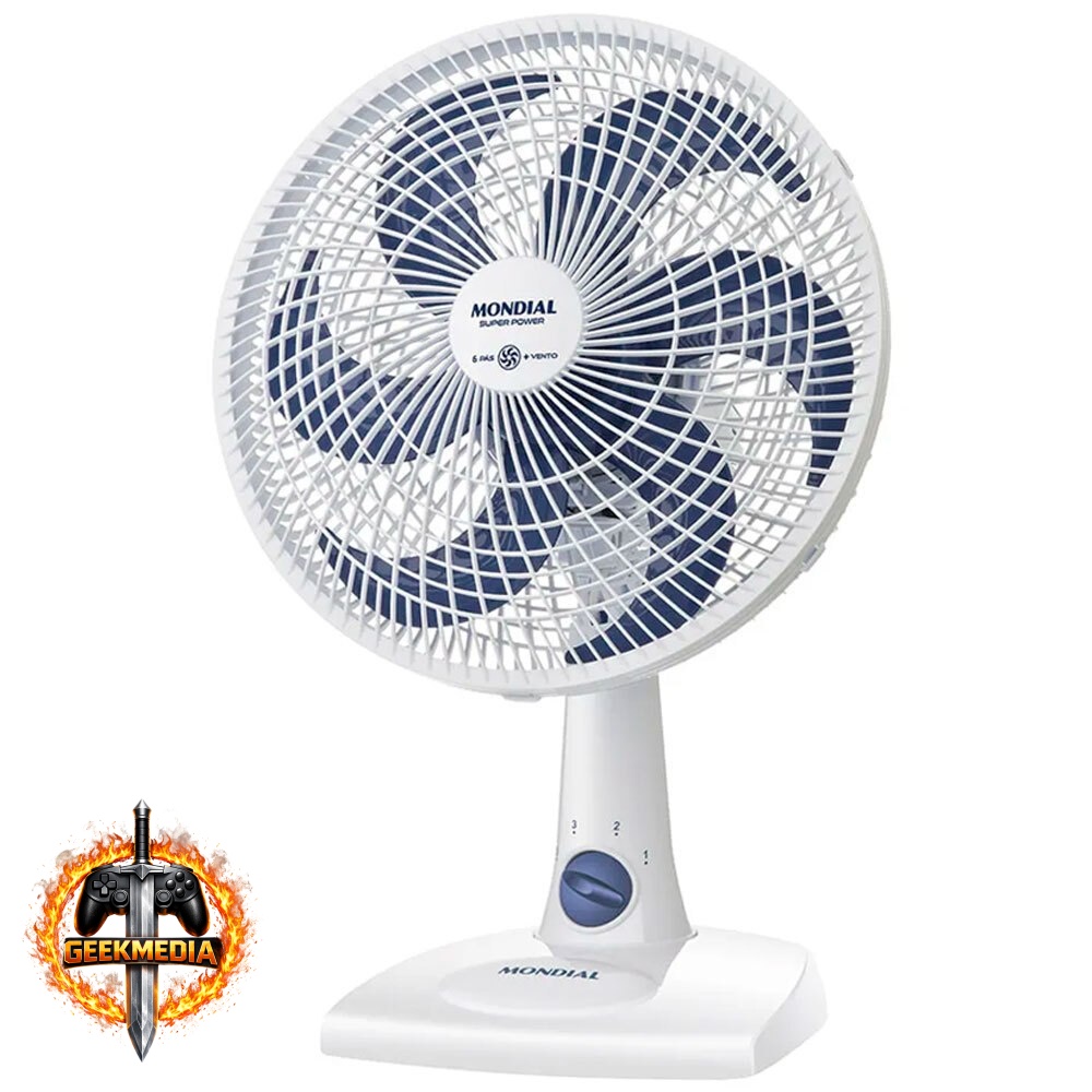 Ventilador de Mesa 30cm 3 Velocidades VSP-30-W